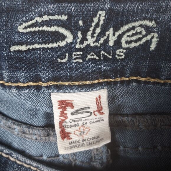 Silver Jeans Co Mckenzi Bootcut Jeans Women’s W29 L32 Distressed Denim - Picture 11 of 14